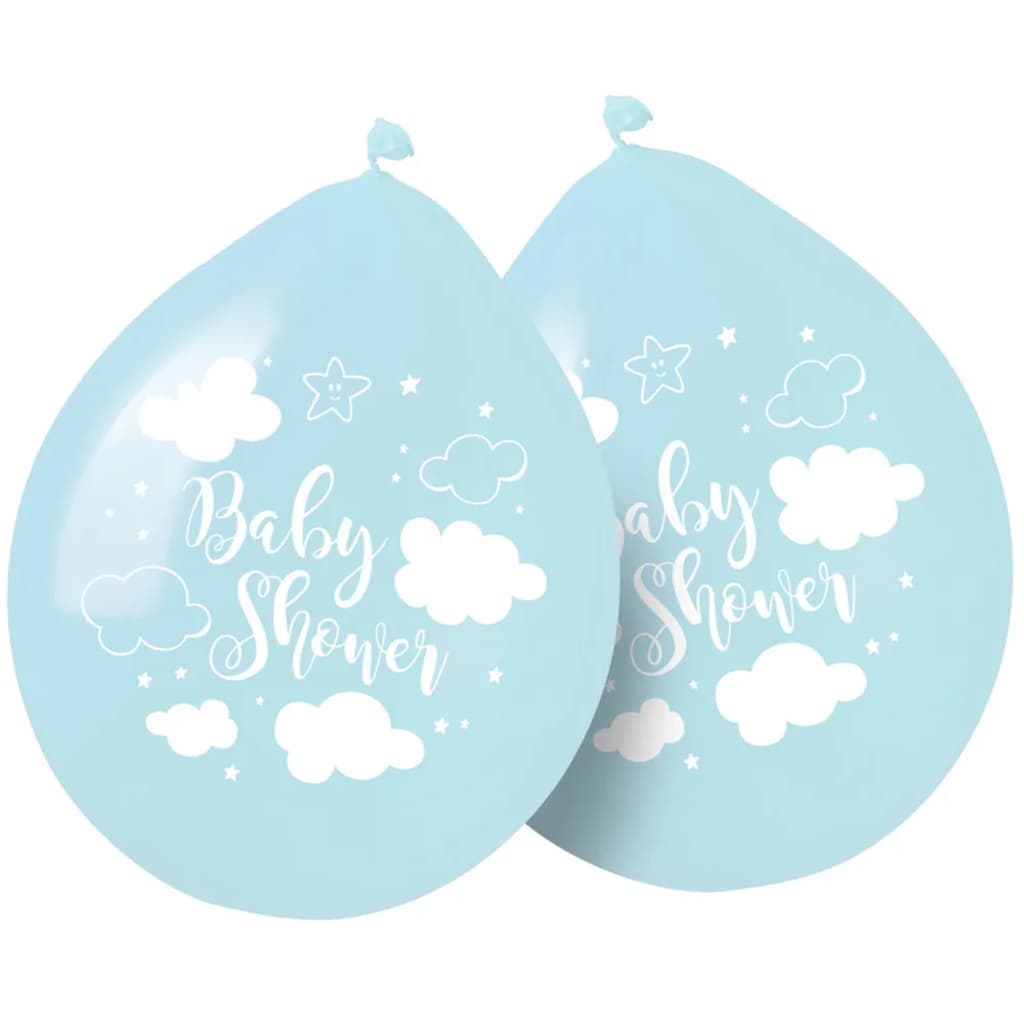 Folat Ballonnen Babyshower Wolk Blauw - 8 stuks