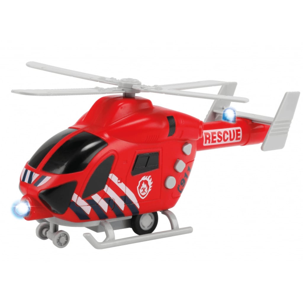 Toi-Toys hulphelikopter Rescue junior 22,5 x 10 cm rood