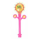 Toi-Toys Zonnebloem stick met licht en geluid 26 cm roze