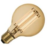 Globelamp LED filament deco goud 3W (vervangt 30W) grote fitting E27 8