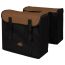 Greenlands Dubbele Fietstas Zwartbruin 34 Liter greenlands kopen in de aanbieding