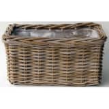 Bak Rotan Antique Grijs 40X23H20CM