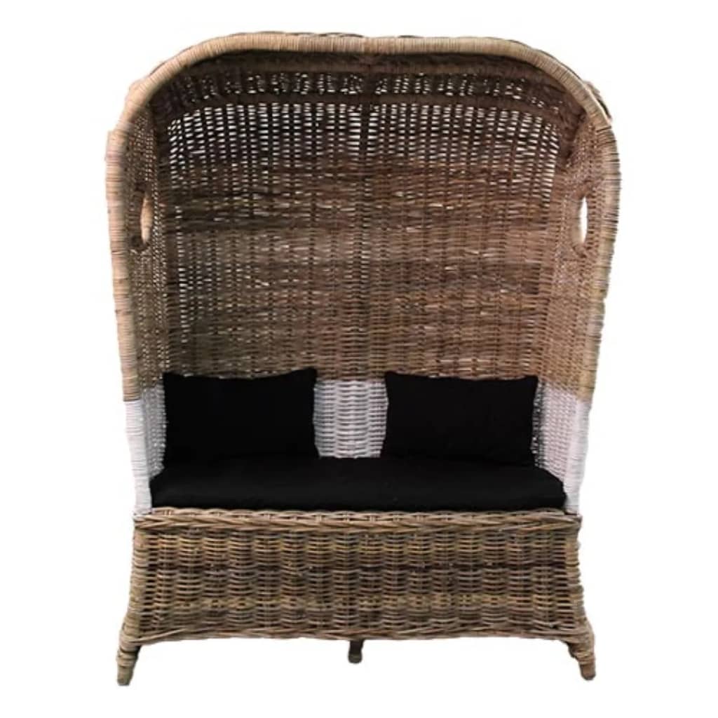 Afbeelding Loveseat Duo Rotan door Vidaxl.nl