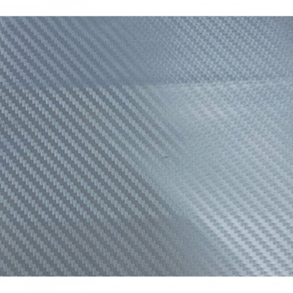 AutoStyle wrappingfolie Carbon 3D 200 x 152 cm zilver