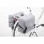 New Looxs Dubbele Fietstas Mondi Joy Double 218 38L Grijs new looxs kopen in de aanbieding