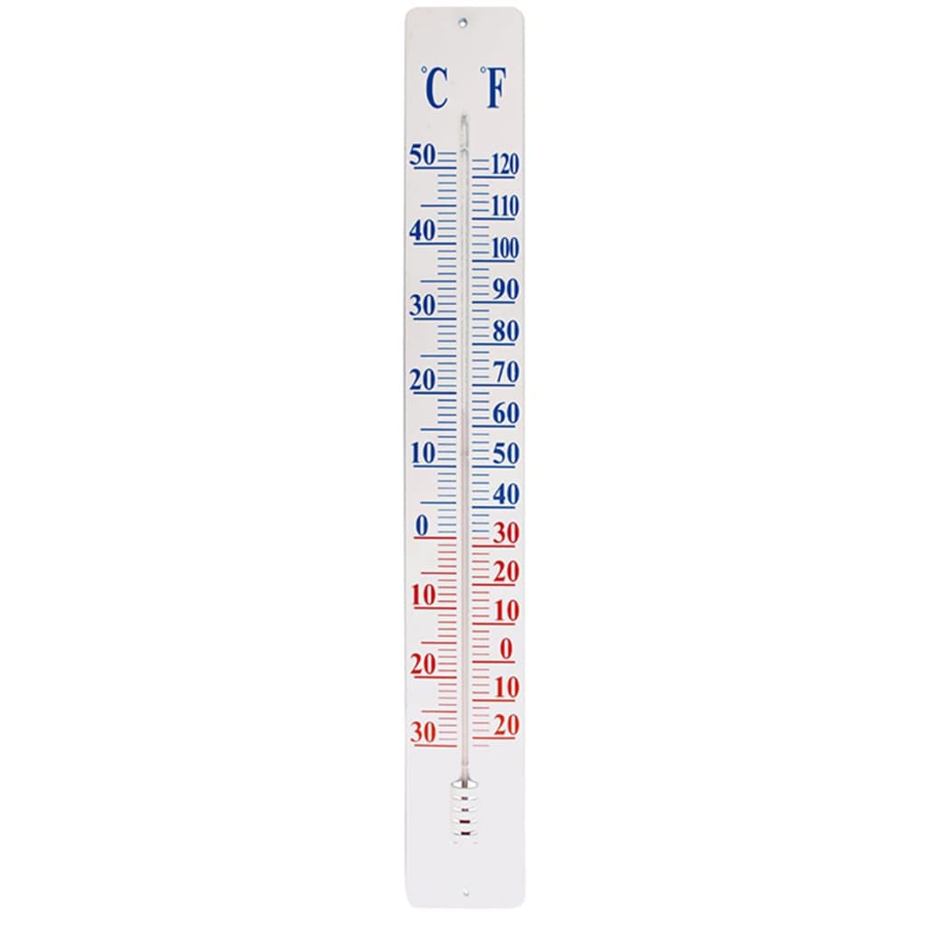 Esschert Design Thermometer op wandplaat TH9 90 cm afbeelding