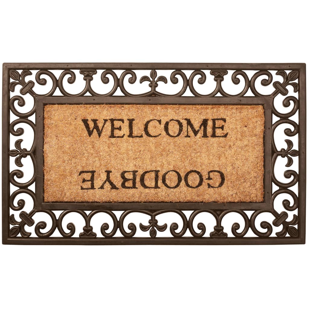 VidaXL - Esschert Design Deurmat Welcome/Goodbye rubber RB12