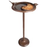 Esschert Design Baignoire / Mangeoire pour oiseaux 24,2 x 24,2 x 57,5 cm