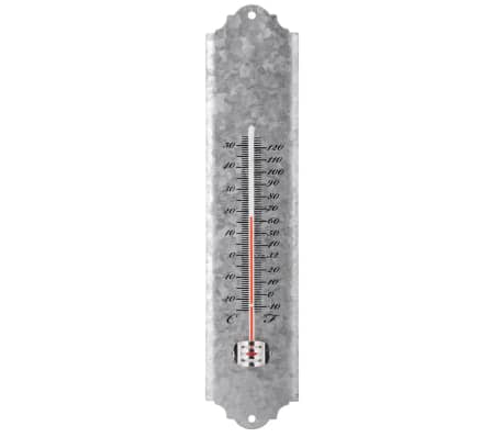 Esschert Design Väggtermometer skrotzink 30 cm OZ10 Esschert Design Väggtermometer skrotzink 30 cm OZ10