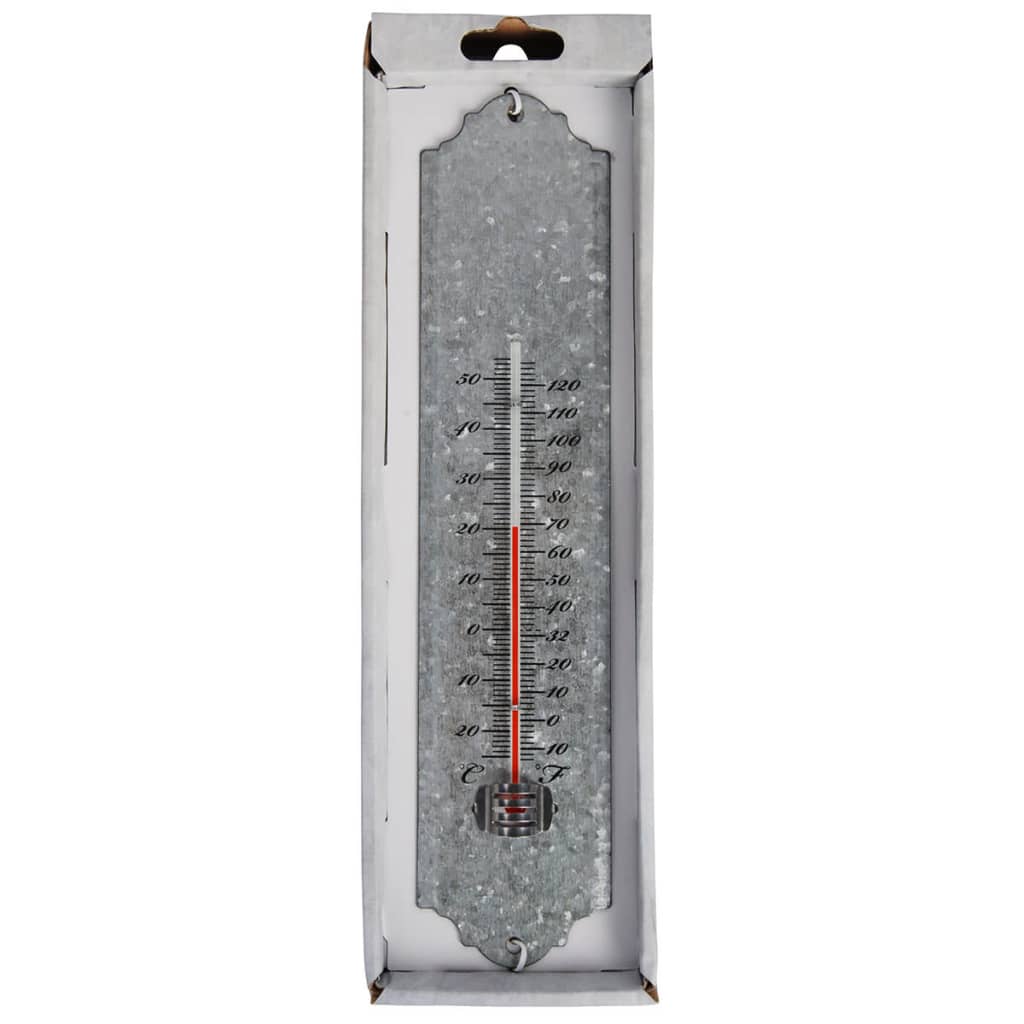VidaXL - Esschert Design Wandthermometer 30 cm schrootzink OZ10