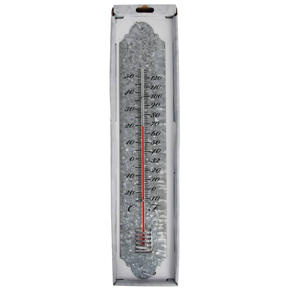 

Esschert Design Wandthermometer 49,5 cm schrootzink OZ11
