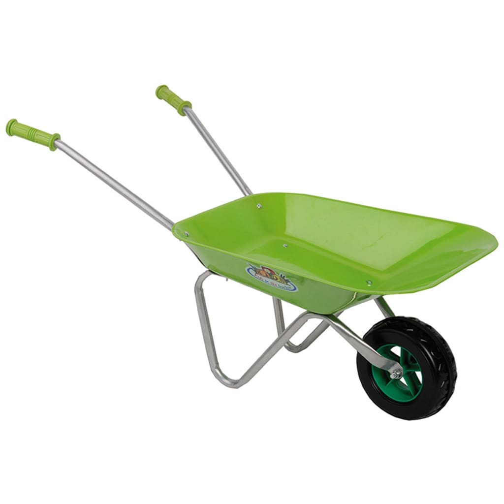 Esschert Design Kruiwagen voor Kinderen Groen KG97
