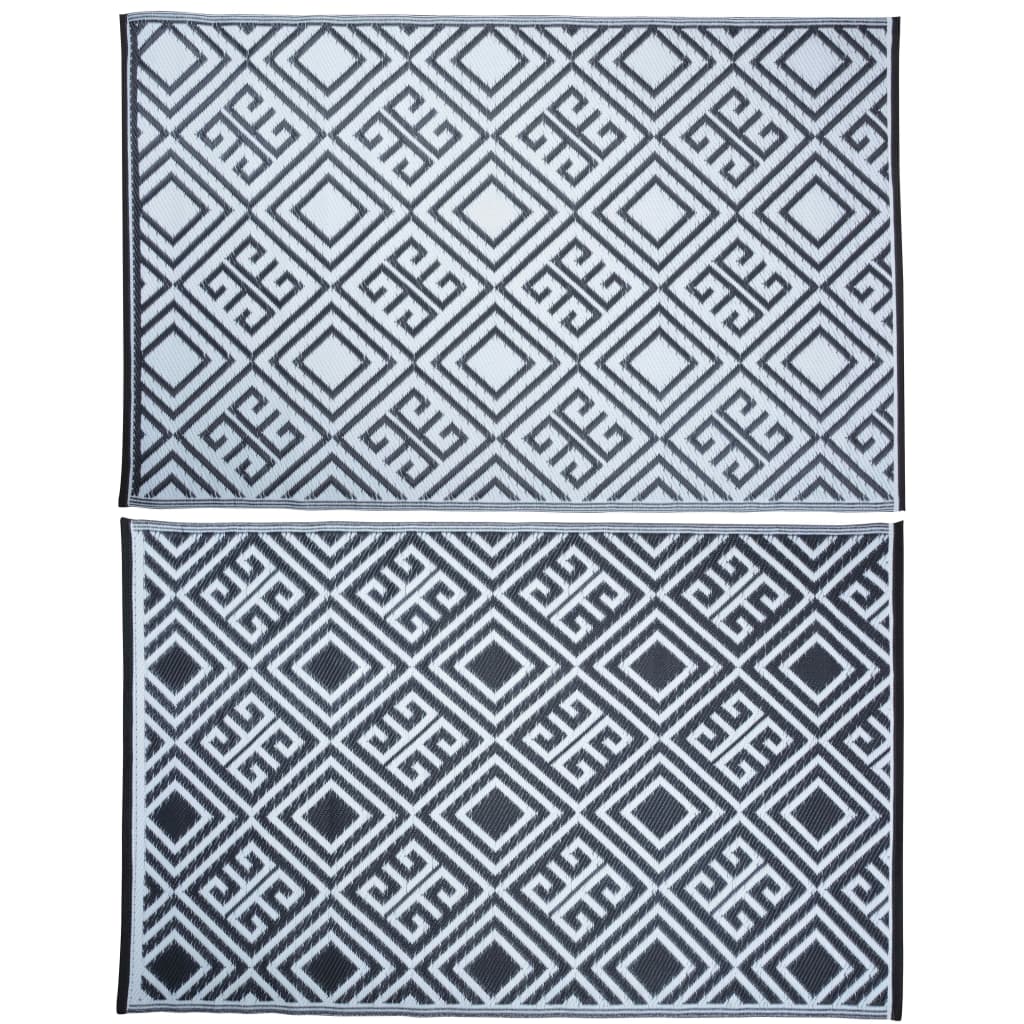 Esschert Design grafikai mintás kültéri szőnyeg 120 x 186 cm OC12 