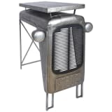 Esschert Design Tisch Tractor Grau IH032