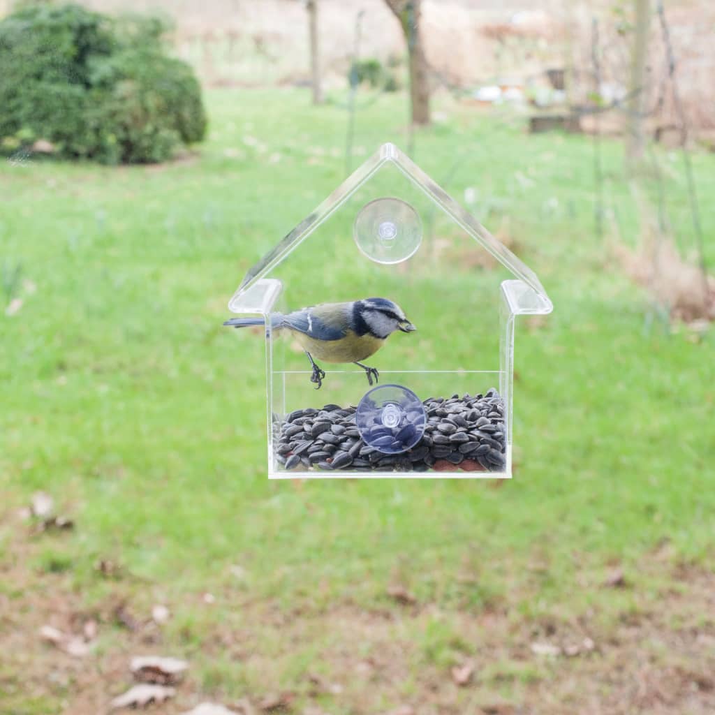 Thumbnail - Esschert Design Vogelfutterhaus Acryl 15x10x15,3 cm FB370