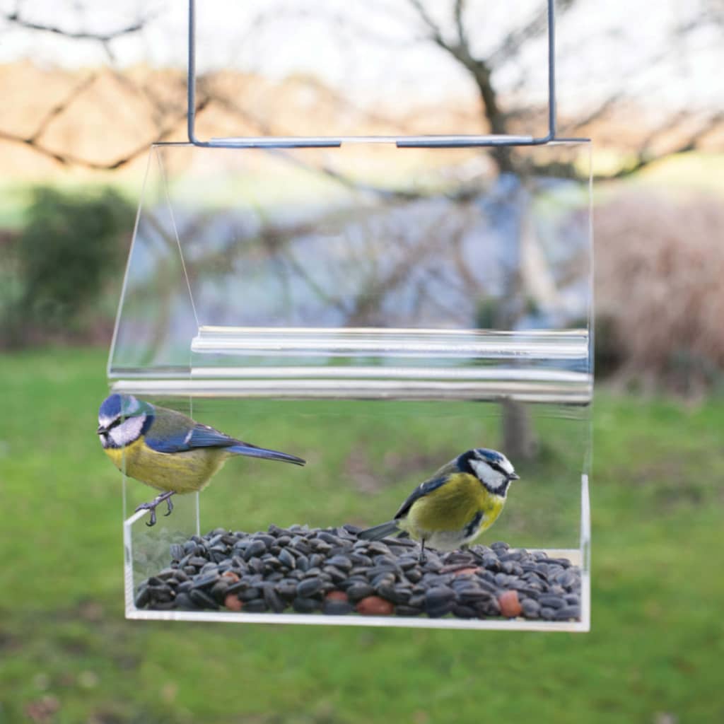 Esschert Design Vogelvoedertafel hangend acryl afbeelding