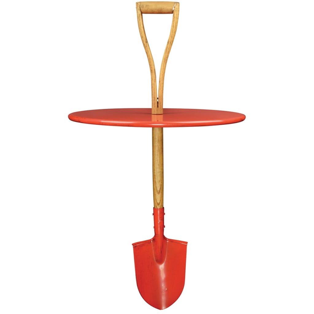 Spade tafel rood