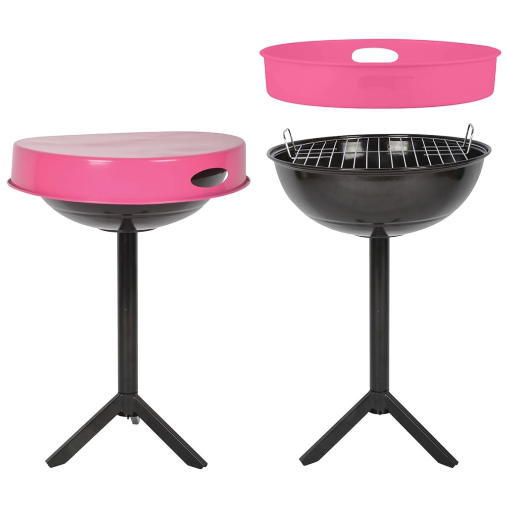 

Esschert Design BBQ-tafel koolstofstaal roze FF250
