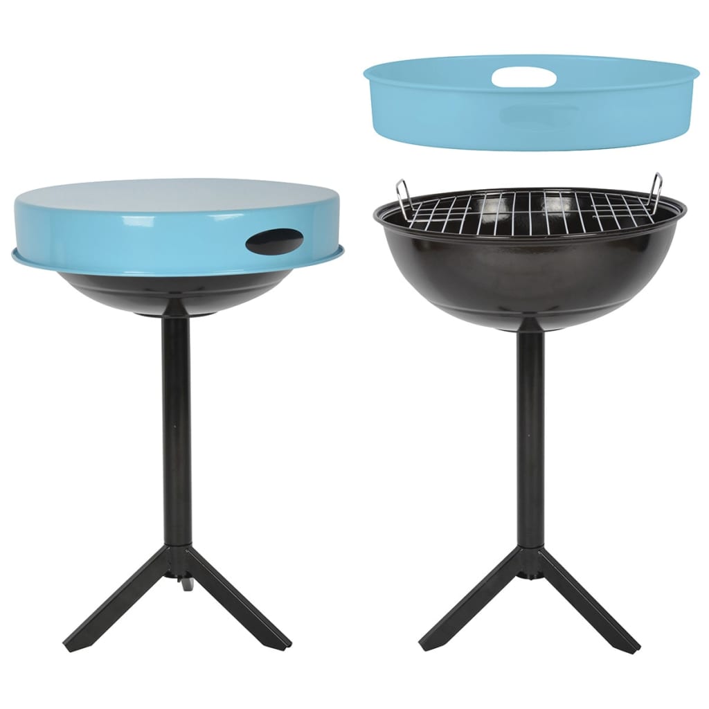 

Esschert Design BBQ-tafel koolstofstaal blauw FF251