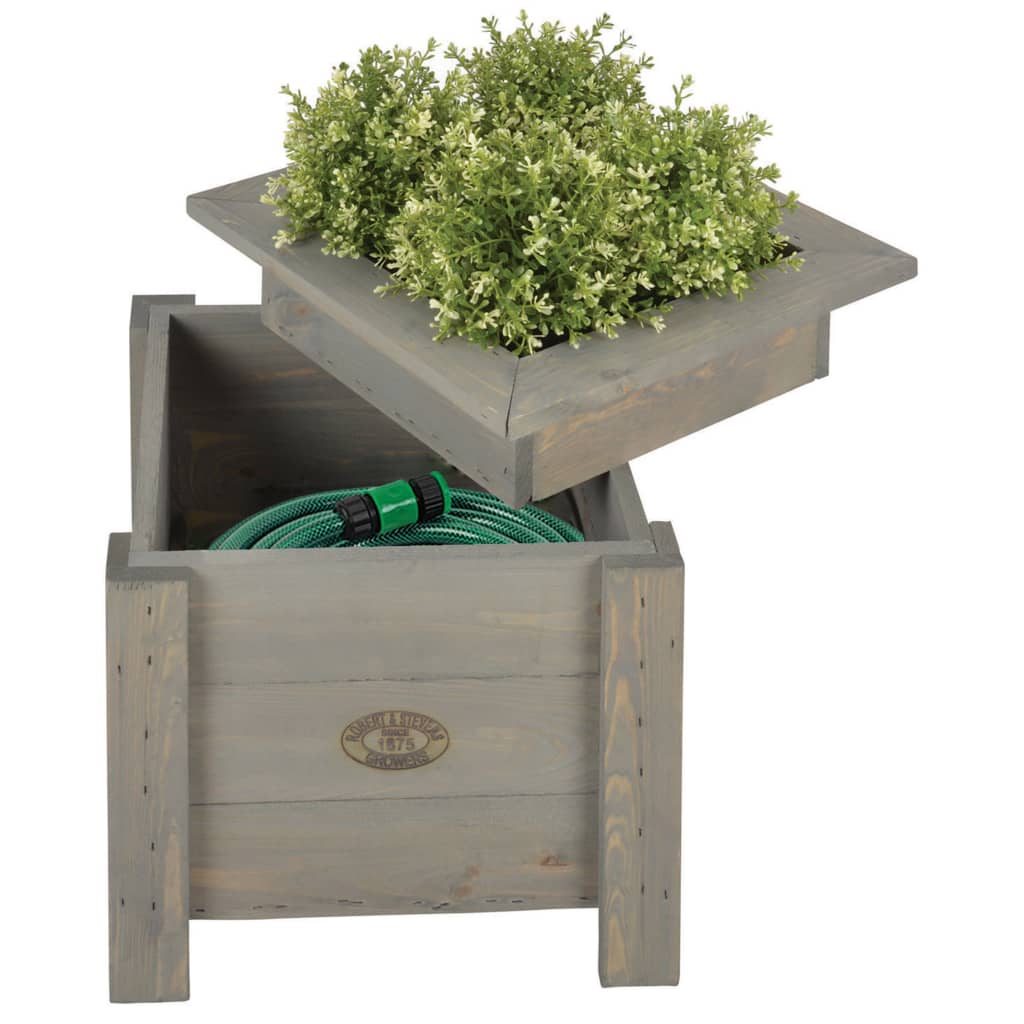 421290 Esschert Design 2-in-1 Planter with Hose Storage NG47