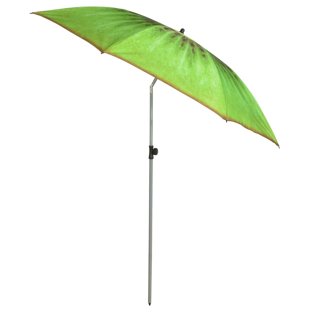 Esschert Design Parasol Kiwi 184 Cm Polyester Groen/grijs online kopen