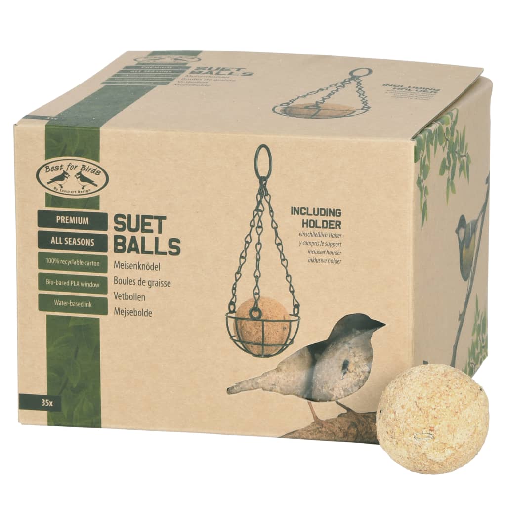 5: Esschert Design mejsebolde til helårsfodring med holder