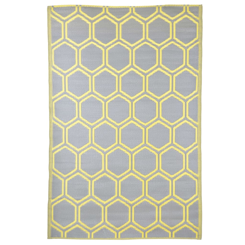 Esschert Design Utomhusmatta 182x122 cm hexagon