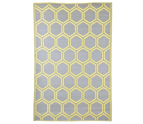 Esschert Design Venkovní koberec 182 x 122 cm včelí plástev