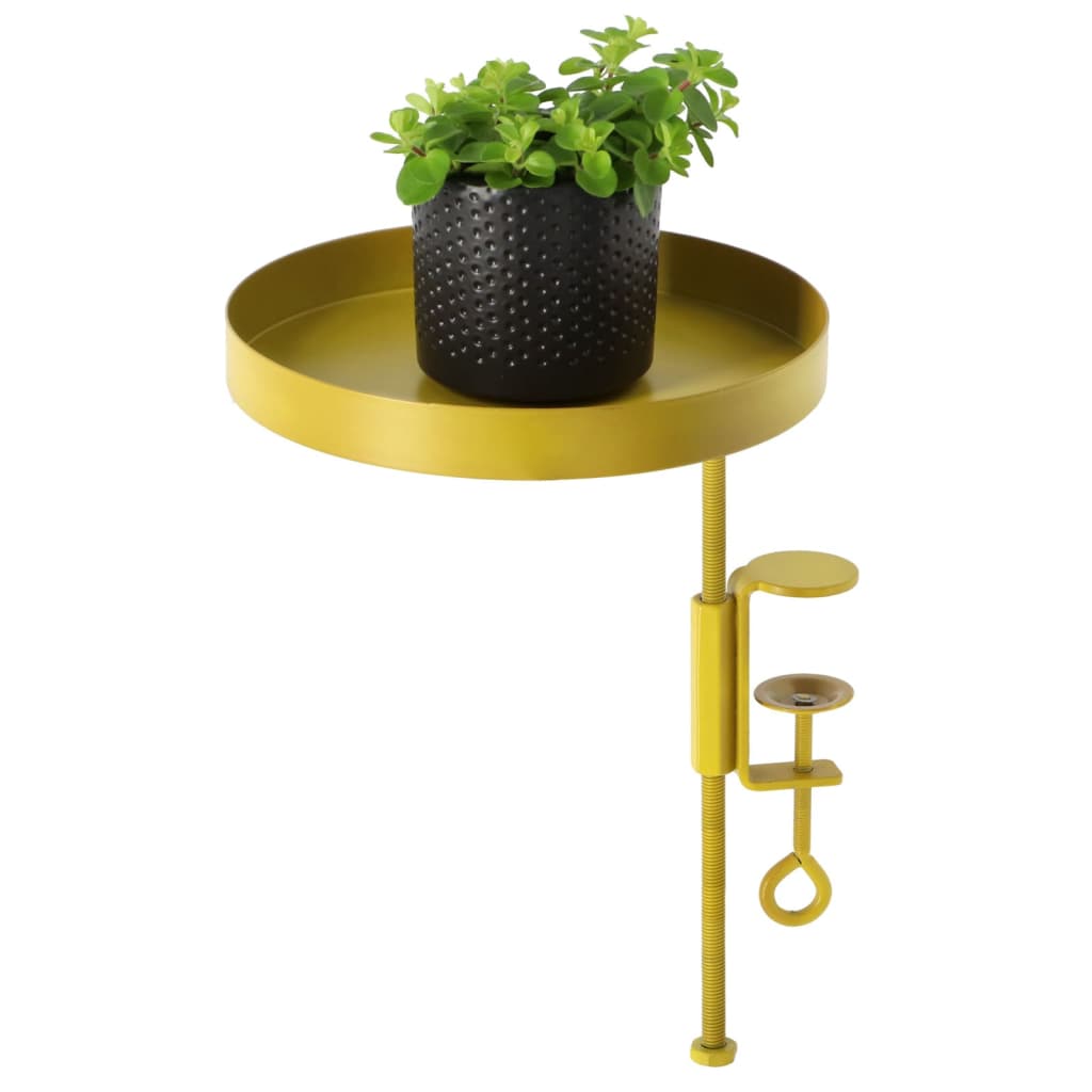 Esschert Design Stojan na rostliny se svorkou kulatý zlatý M
