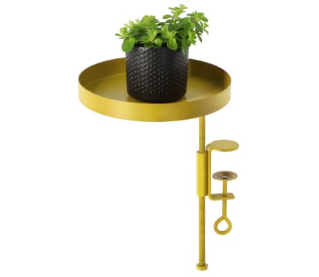Esschert Design Δίσκος Φυτών με Σφιγκτήρα Στρογγυλός Χρυσός M