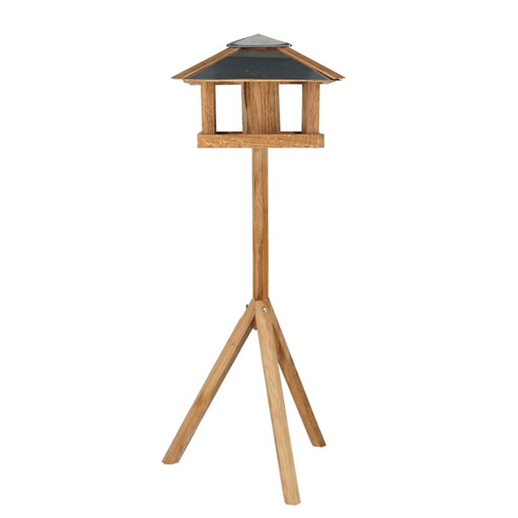 Esschert Design Vogel-Futterhaus mit Silo und Quadratischem Dach Stahl kaufen
