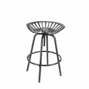 Esschert Design Καρέκλες Μπαρ με Όψη Τρακτέρ Γκρι