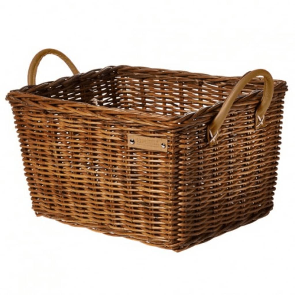 Afbeelding Basil Fietsmand Portland Classic Rotan 13075 Bruin door Vidaxl.nl