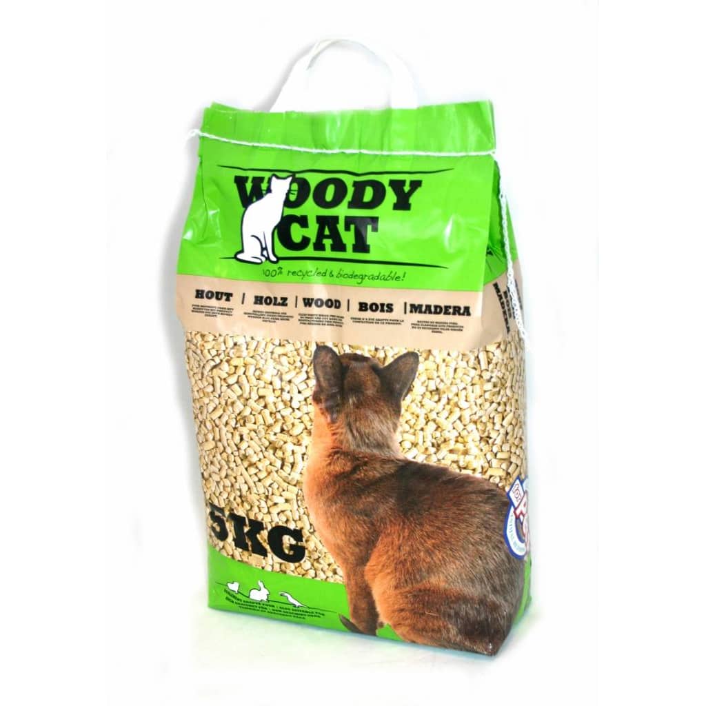 Afbeelding Woody cat Kattenbakvulling 8 liter door Vidaxl.nl