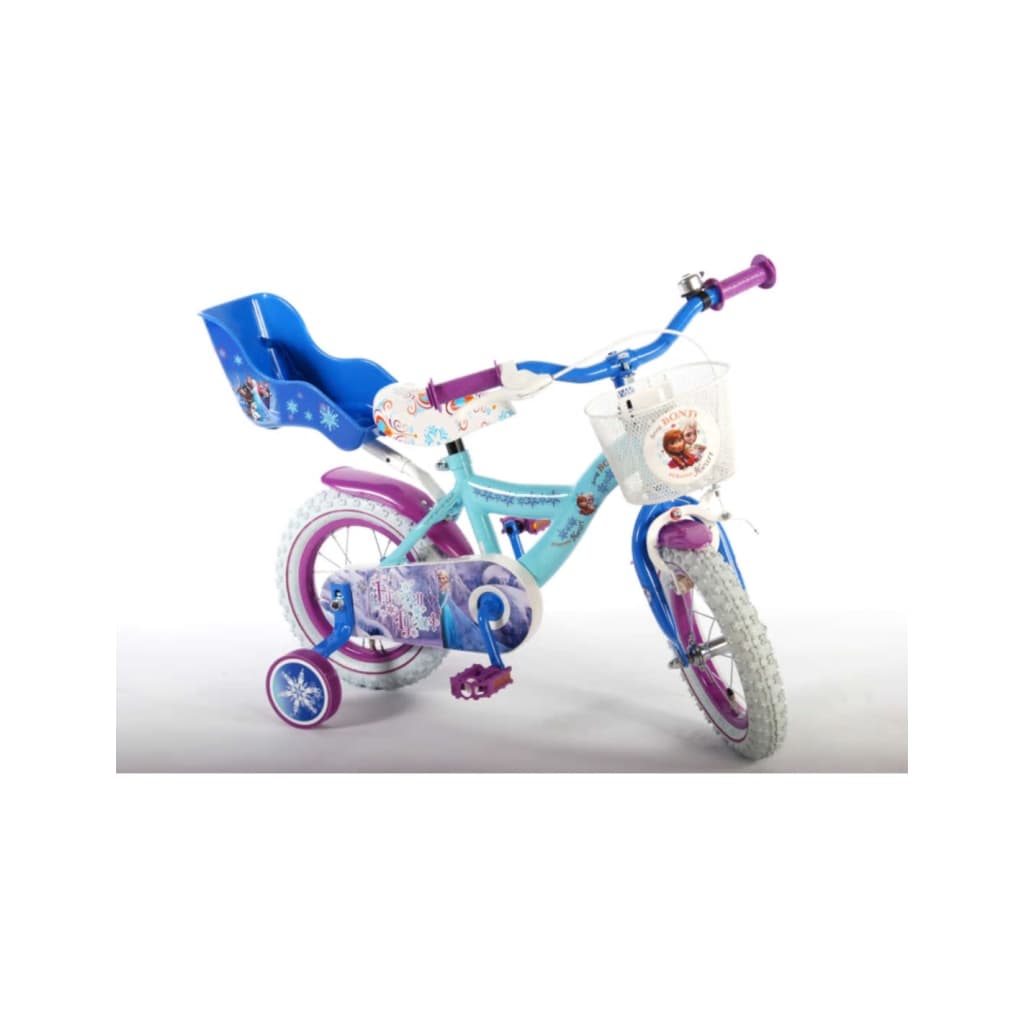 Disney Frozen 12 inch meisjesfiets 95% afgemonteerd