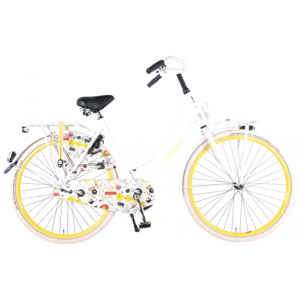 SALUTONI Urban Transportfiets Cartoon 28 inch 50 cm 95% afgemonteerd