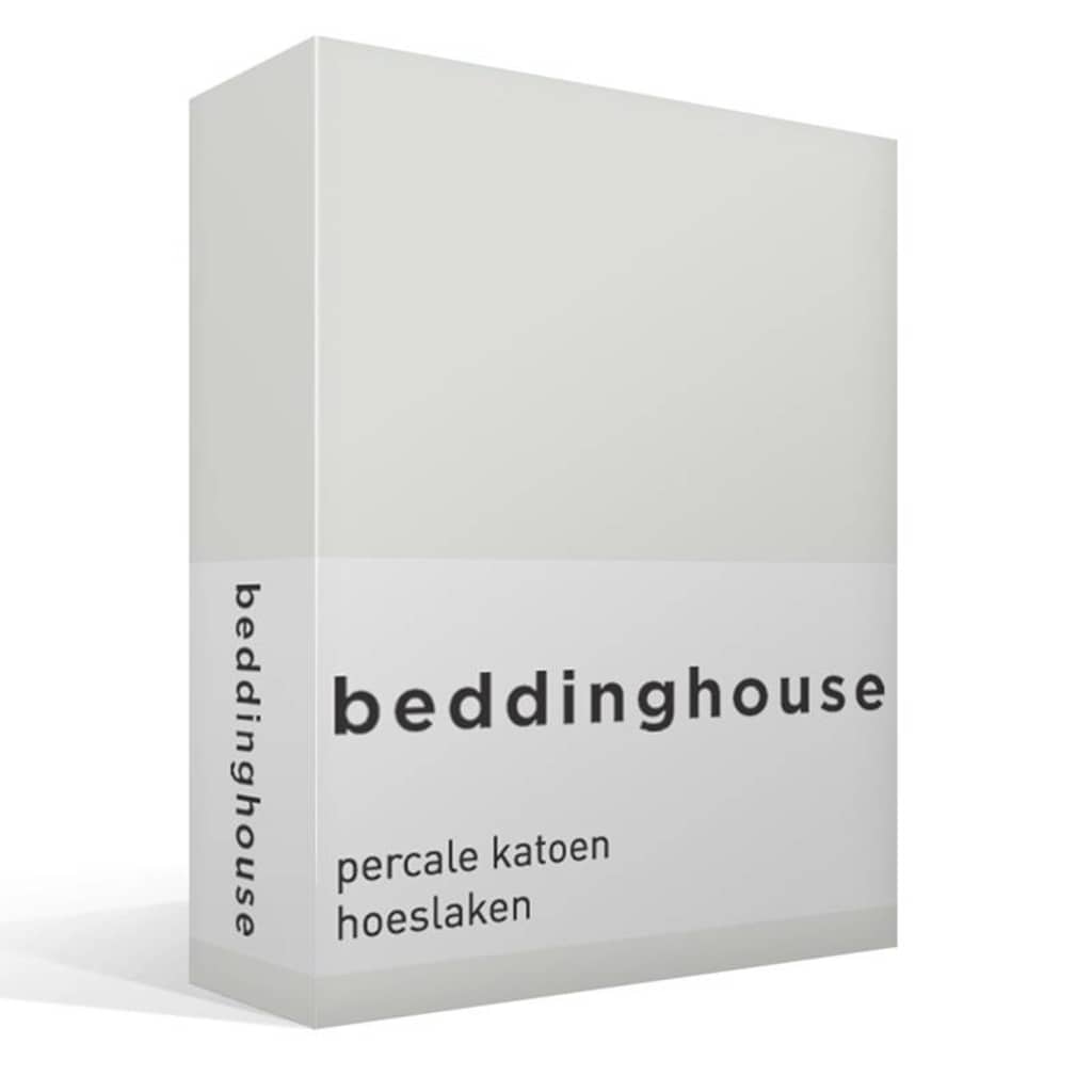 Afbeelding Beddinghouse percale katoen hoeslaken - 1-persoons (80/90x200 cm) - door Vidaxl.nl