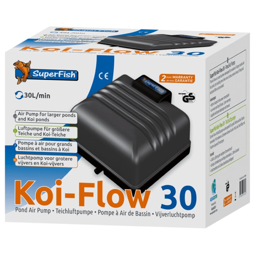 Afbeelding SuperFish koi flow 30 door Vidaxl.nl