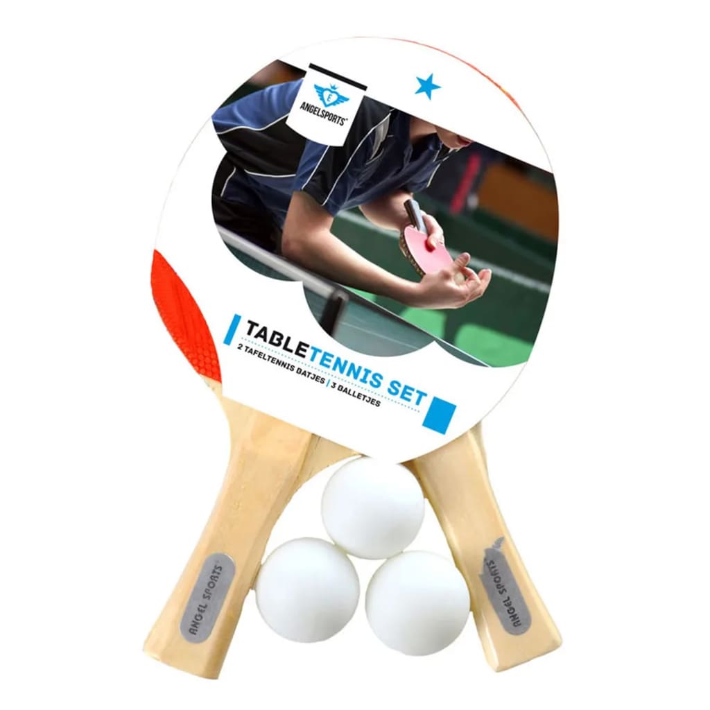 Afbeelding Angel Sports Tafeltennis Set Met Ballen door Vidaxl.nl