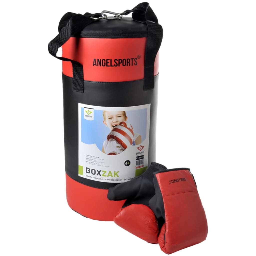 

Angel Sports bokszak met handschoenen 704040