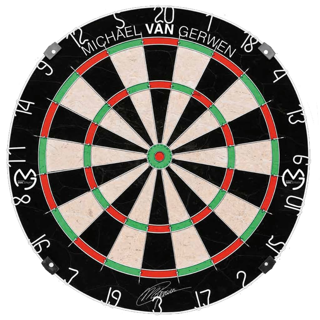 Afbeelding Dartboard Van Gerwen Sisal (6164901) door Vidaxl.nl