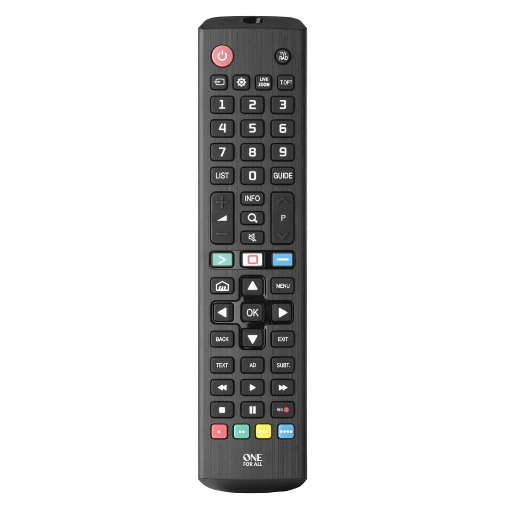 One For All Tv-afstandsbediening vervangend LG zwart afbeelding