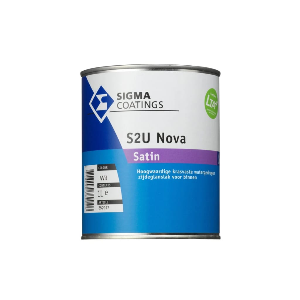 Sigma S2U nova satin lakverf basis Ln, 2,5 liter