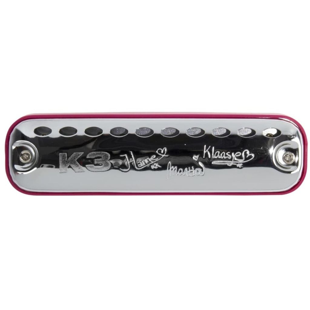 Studio 100 K3 Mondharmonica 10 x 3 cm zilver