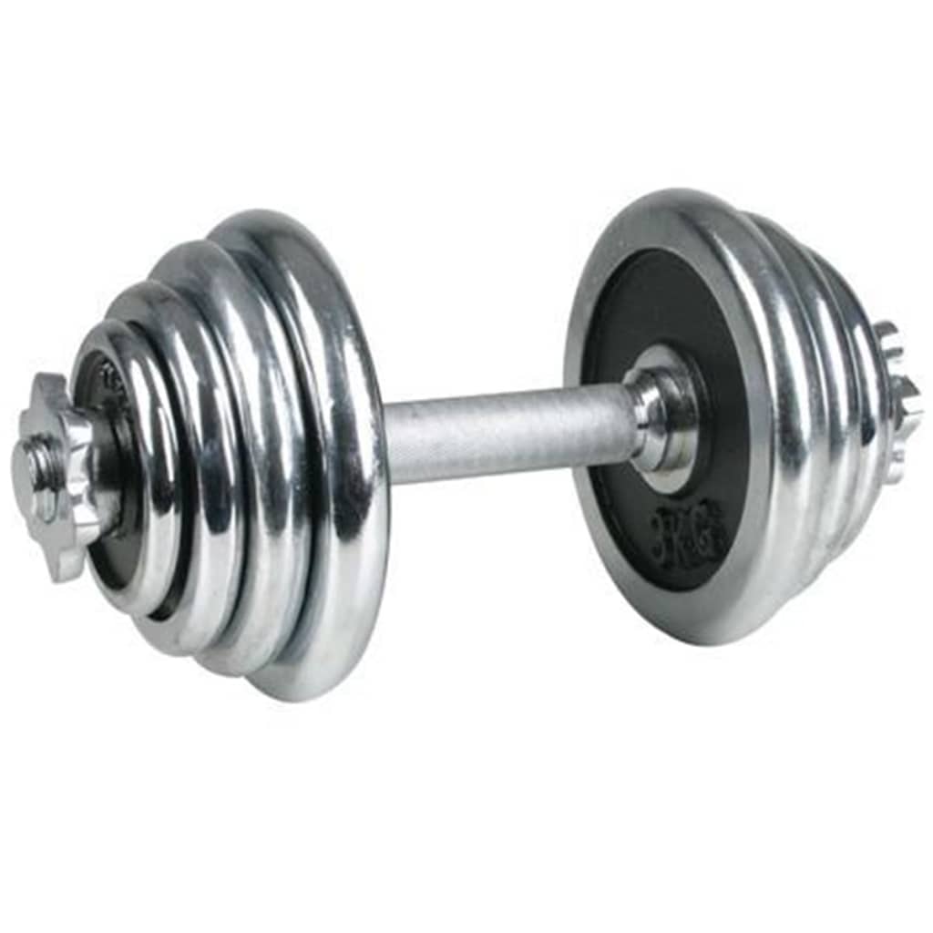 Afbeelding Avento chromen dumbbell 15 kg 41HD door Vidaxl.nl