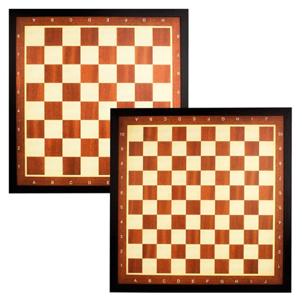 Afbeelding Abbey Game schaak- en dambord bruin 49CD door Vidaxl.nl
