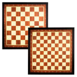 Tablero de ajedrez y damas con borde Abbey Game 49CD, Marrón