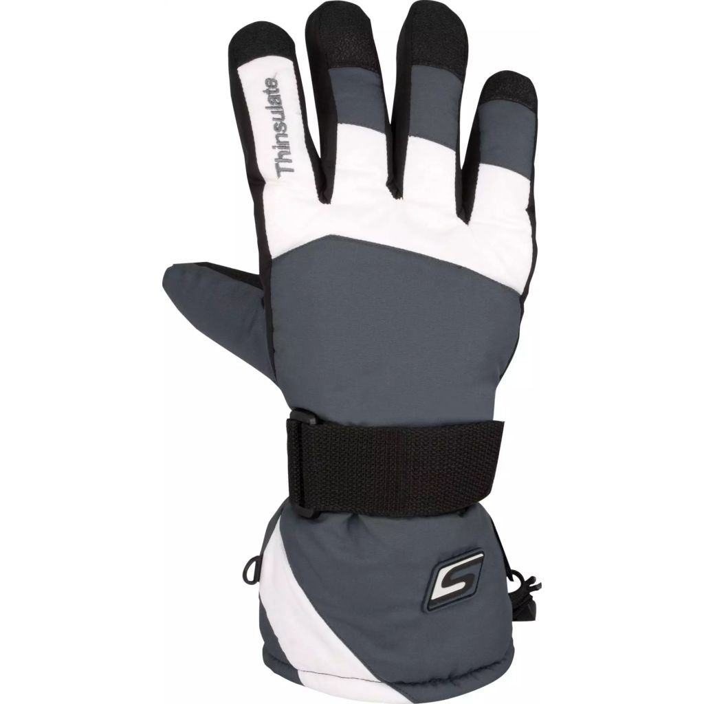 Starling Snowboard Handschoenen Zwart/Wit/Grijs Maat 8