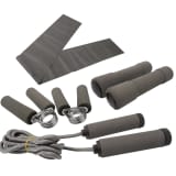 Avento Kit de fitness Six pièces Gris