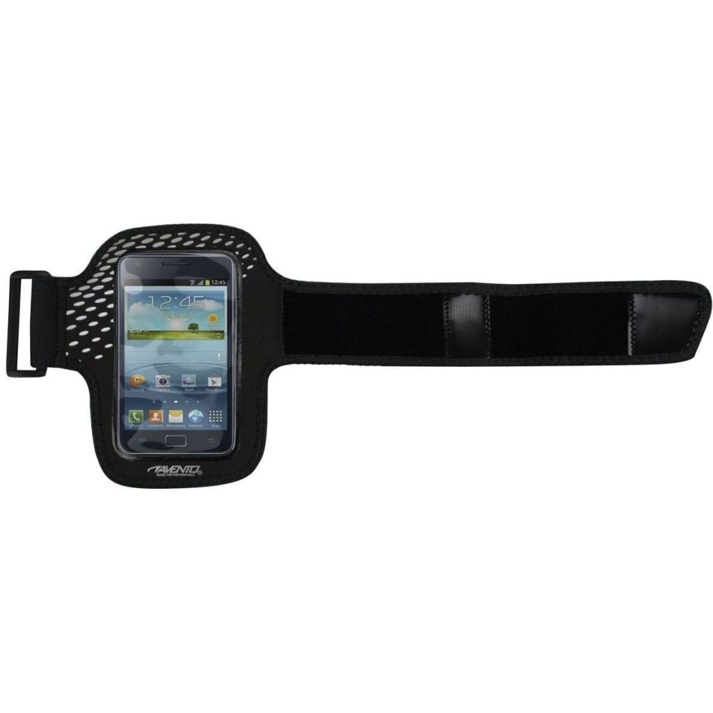 Avento Smartphone Sportarmband 40 cm Zwart/ Zilver